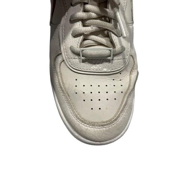 Nike Air Force 1 Shadow Sail Red Leather Low Top Sneakers - Picture 5 of 8